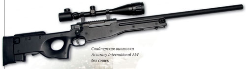 Accuracy International AW снайперская винтовка