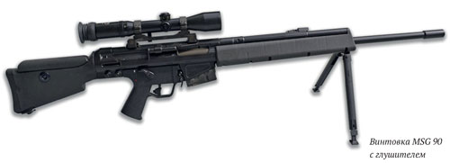 Heckler & Koch PSG 1 и MSG 90 снайперские винтовки