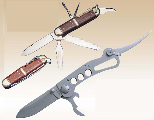 Складные многопредметные ножи